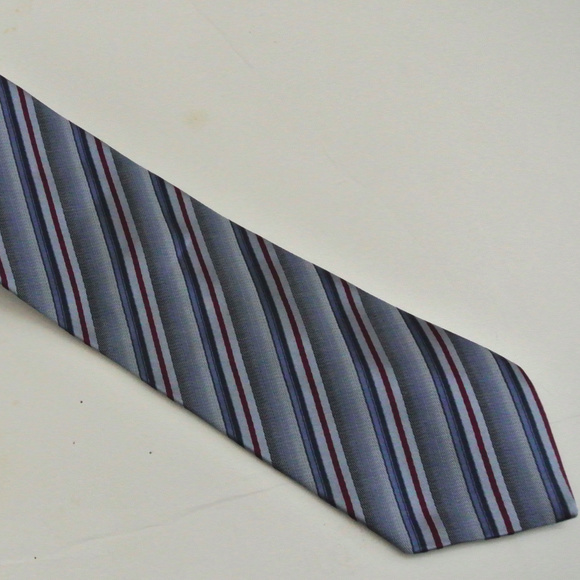 DOLCE & GABBANA striped blue tie